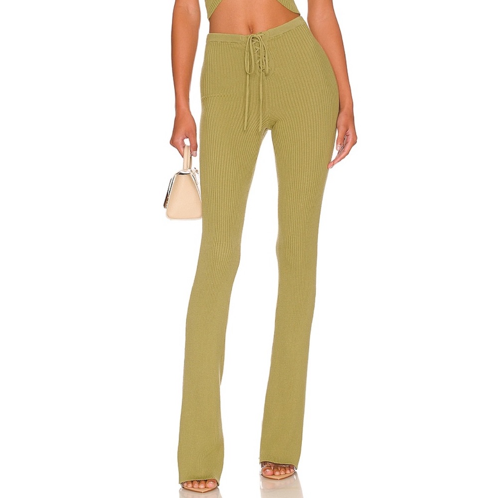 NWOT artemis lace up knit pants Camila Coehlo